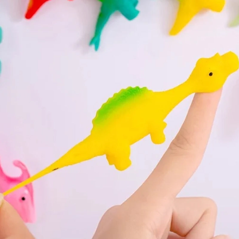 Degete de dinozaur cu praștie: Jocul de aventură al micilor eroi!