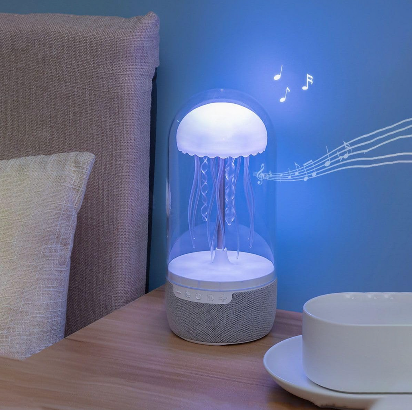 Lámpara LED rotativa con altavoz integrado